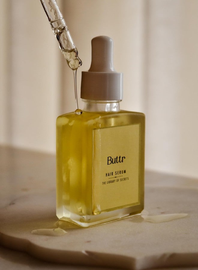 Buttr Pre-Wash Serum for Dry Scalp with Vitamin E Jojoba Oil and Sweet Almond Oil Prevents Dryness and Irritation 30ml - Image 2