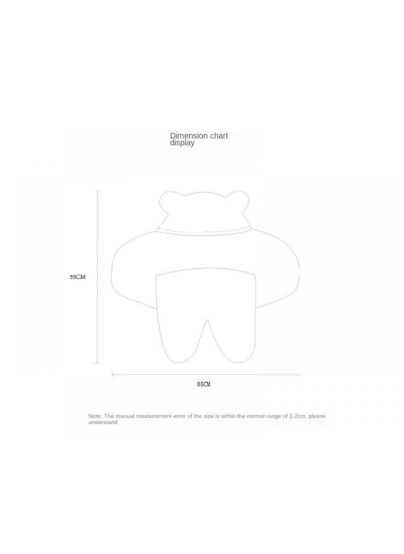 Y&D 1-Piece Soft Baby Swaddling White  - Image 2