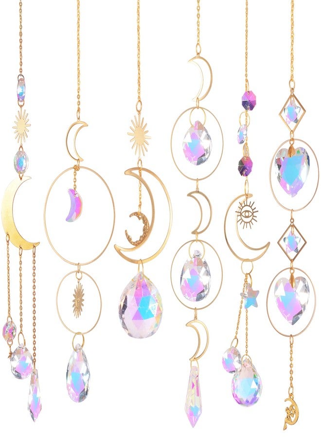ilclviz Suncatcher Crystal Hanging Sun Catcher Prism with Chain Pendant Ornament Crystal Balls for Window - Image 1