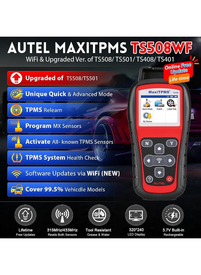 Autel MaxiTPMS TS508WF Relearn Tool - Image 3