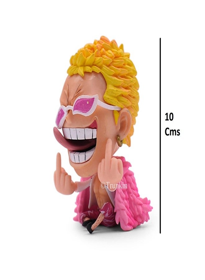 Trunkin One Piece Donquixote Doflamingo Action Figure 10 Cms PVC Anime Figurine Weeb Manga Model Toy Collectible - Image 3