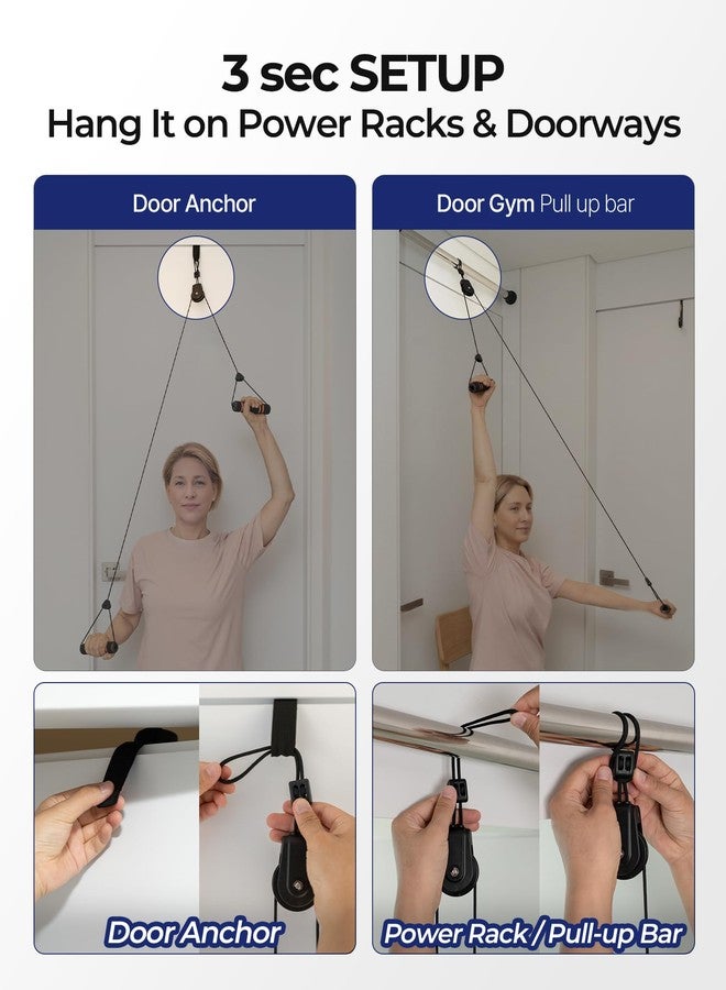 GD Soulder Pulley for Physical Therapy Dr. Shoulder Made in Korea - Adjustable Rope Exercise Equipment for Rotator Cuff, Frozen Shoulder Rehab & Range of Motion, Post Surgery Stretching | Door Anchor Included - Image 4
