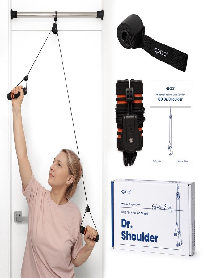 GD Soulder Pulley for Physical Therapy Dr. Shoulder Made in Korea - Adjustable Rope Exercise Equipment for Rotator Cuff, Frozen Shoulder Rehab & Range of Motion, Post Surgery Stretching | Door Anchor Included - Image 1