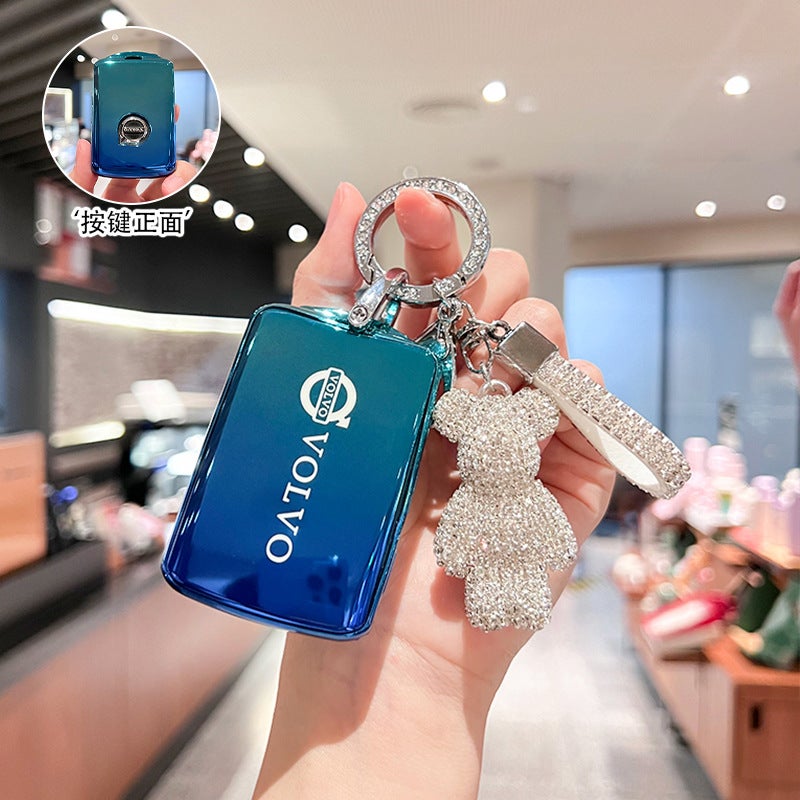 Volvo Key Case TPU Cover for S60/XC60/S90/XC90/XC40/LV60/V90 - Stylish and Durable - Image 1