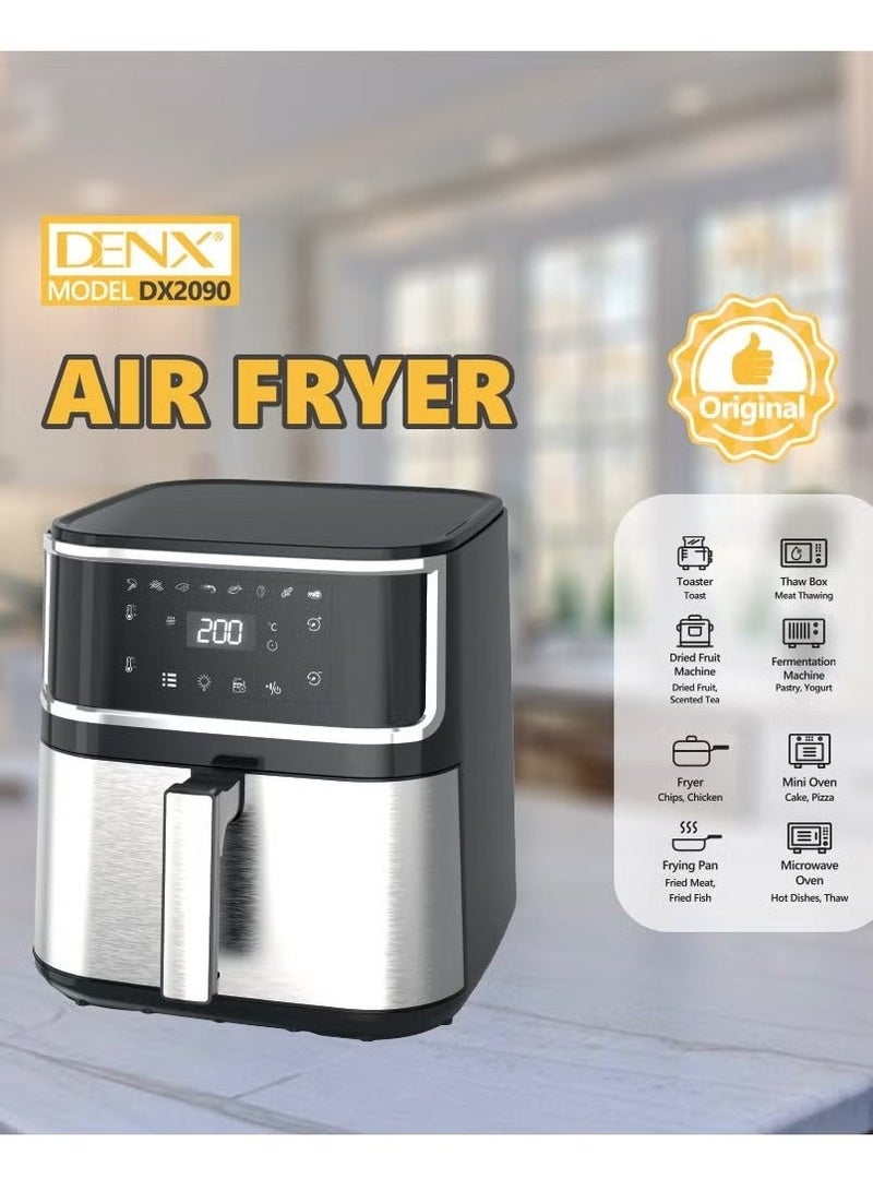 Denx Air fryer with screen 8 liters of 1800 watts - Image 2