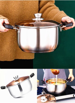 Braisers，Stock Pot Pan, Stainless Steel Stockpot with Lid for Cooking Simmering Soup Stew, Non-toxic & Corrosion Resistant - pzsku/ZF91A4ECF203E01DE3A55Z/45/1746523186/7a983c6a-df1e-419a-8173-358f10c6c2ff