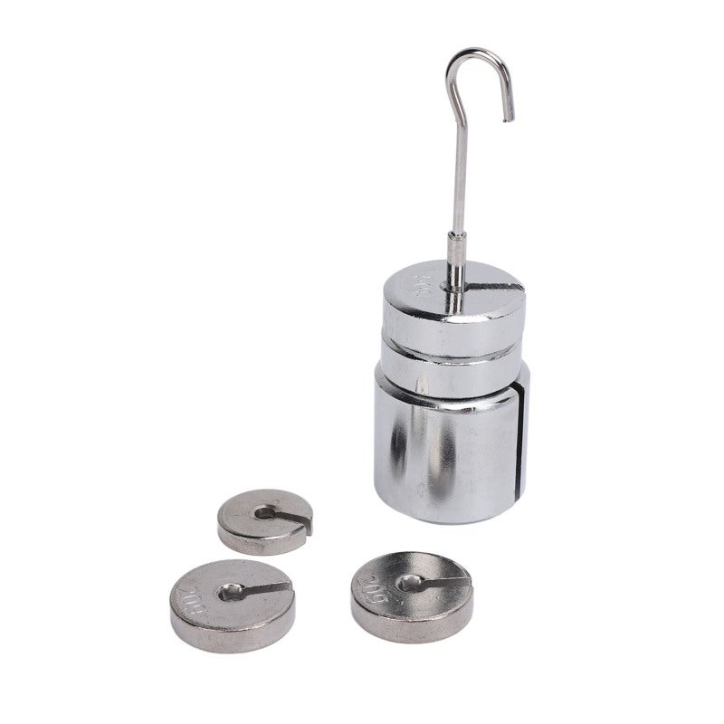 Laboratory Equipment: High-strength Chrome-plated Steel Weight Set - ±2% Accuracy Physics Tools for Classroom Lab Home Science Experiments - Image 1