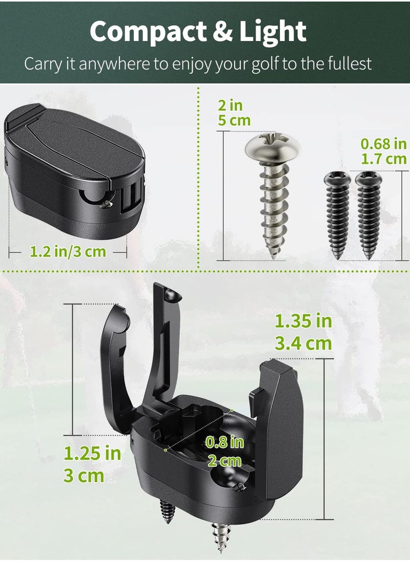 Excefore - 6 Pcs Golf Ball Retriever Grabber, Golf Ball Retriever for Putter, for Putters Golf Pick-up Claw Plastic Grip Sucker Tool Portable Back Saver for Golfers - Image 1
