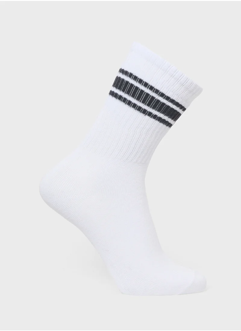 جاك وجونز جونيور Youth 5 Pack Logo Socks