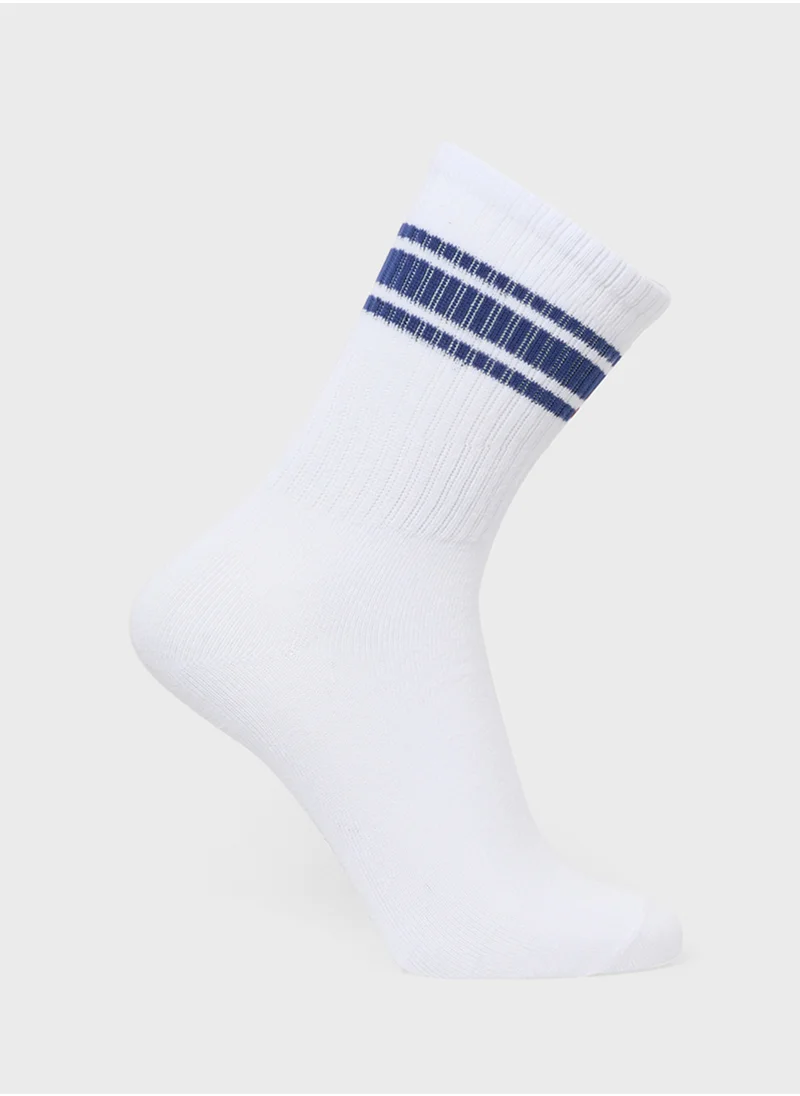 جاك وجونز جونيور Youth 5 Pack Logo Socks