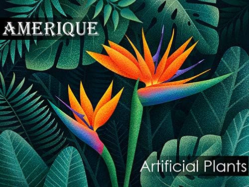 AMERIQUE Pack of 12 Gorgeous 38 Natural Touch Bird of Paradise Artificial Silk Sprays Feel Real Tech Large Permanent Flower 12 Pieces Eeach Red Green Yellow  Orange - Image 3