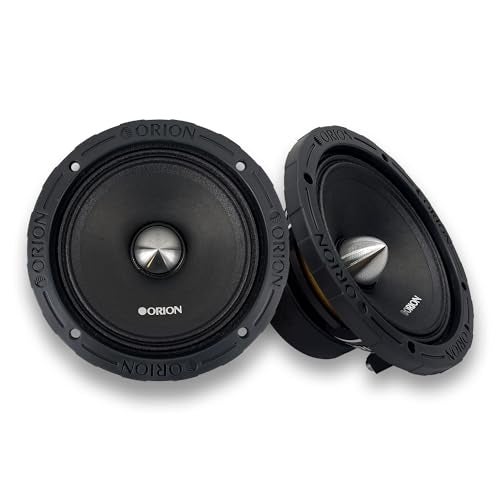 ORION XTR XTX658 High Efficiency 6.5" Mid-Range Bullet Loudspeakers, 1400W Max Power, 350W RMS, 8 Ohm, 1.5" Voice Coil - Pro Car Audio Stereo, Midrange Speakers (Pair) - Image 1