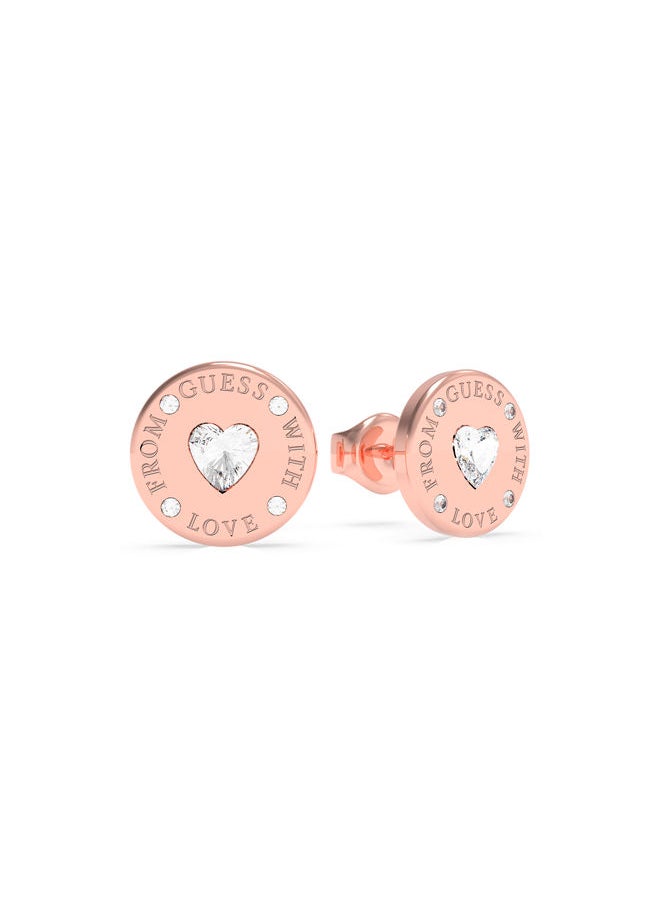 GUESS - Coin Stud Earring - Image 1