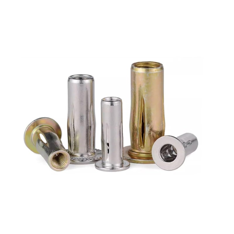 Multi-Grip Rivet-Nuts 20pcs Stainless Steel Galvanized Parts Slotted Expansion Rivet Nut M5 M6 M8 for Accessory(M8) - Image 4