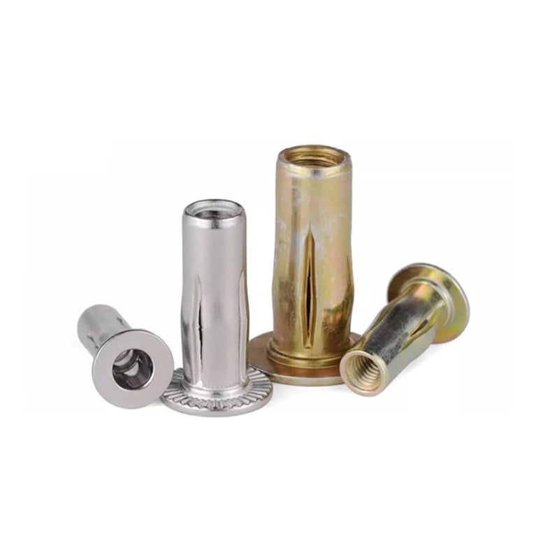 Multi-Grip Rivet-Nuts 20pcs Stainless Steel Galvanized Parts Slotted Expansion Rivet Nut M5 M6 M8 for Accessory(M8) - Image 3