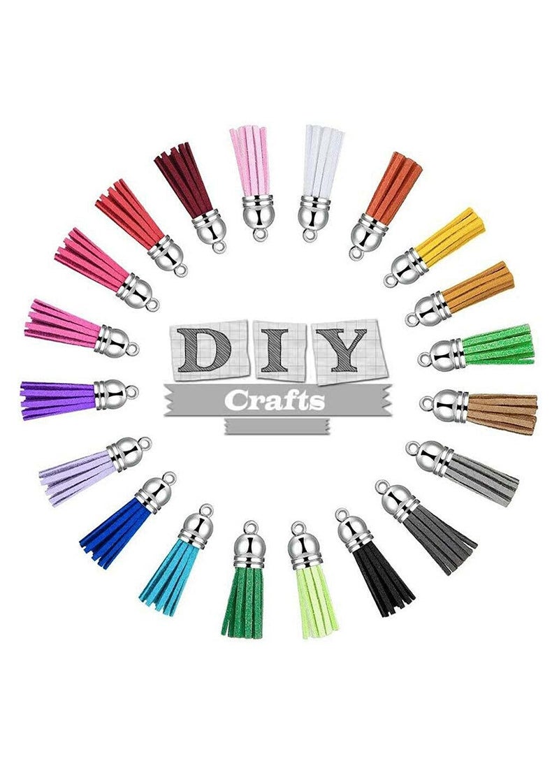 DIY Crafts - DIY Crafts Tassels for Crafts Keychain Tassel Set Including Tassels Lobster Clasp Keychain Keychain Rings Bulk for Acrylic Blank Key chains Shrinky Do it YourSelf - Image 1