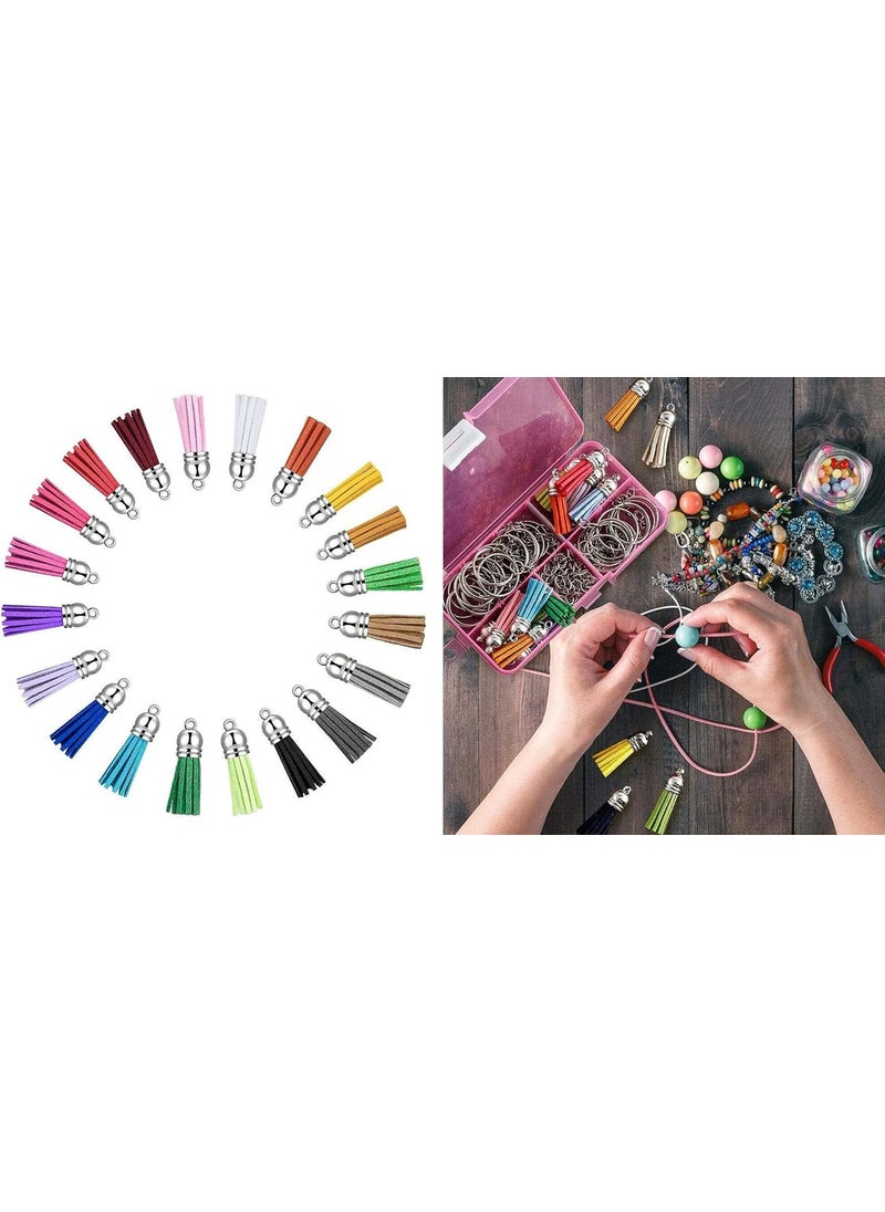 DIY Crafts - DIY Crafts Tassels for Crafts Keychain Tassel Set Including Tassels Lobster Clasp Keychain Keychain Rings Bulk for Acrylic Blank Key chains Shrinky Do it YourSelf - Image 1