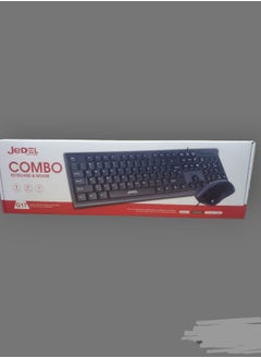جي ديل كيبورد وماوس بسلك يوسبي عربي وانجليزي جديل JEDEL G17  - Image 5