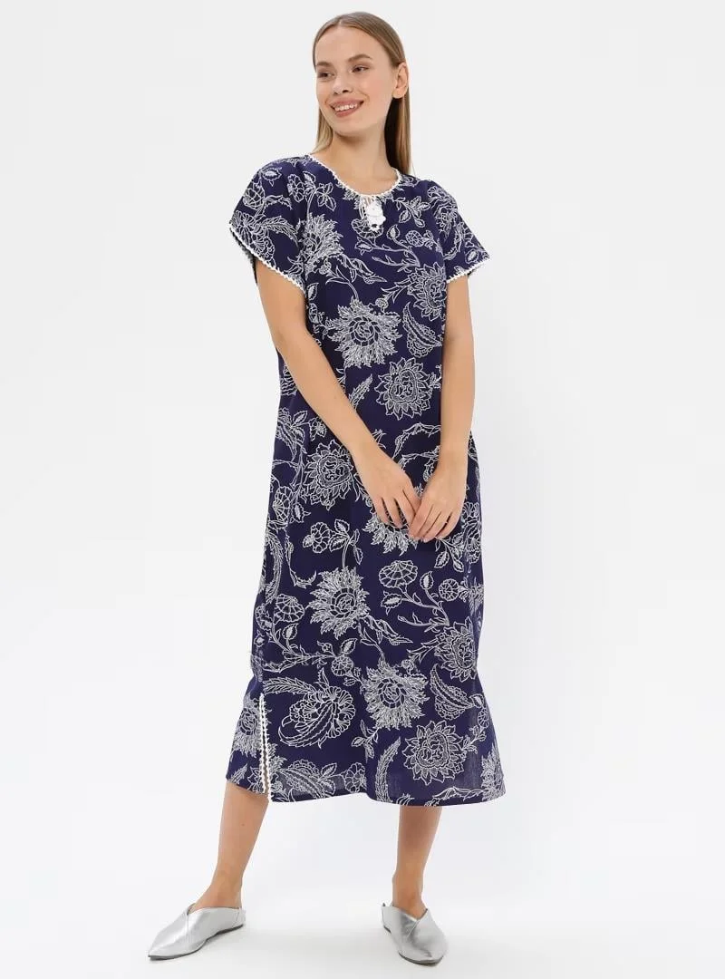 اليش شيل بيزي Floral Print Dress