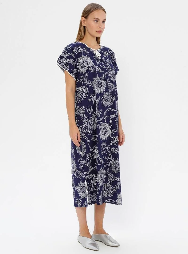 اليش شيل بيزي Floral Print Dress