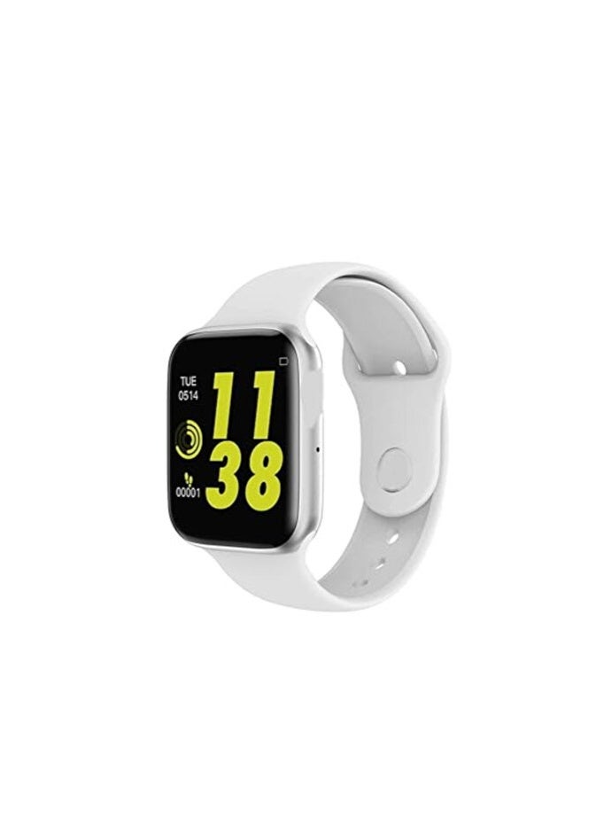 S9 Mini Sport Smart Watch – Fitness Tracker with Heart Rate Monitor – White - Image 1