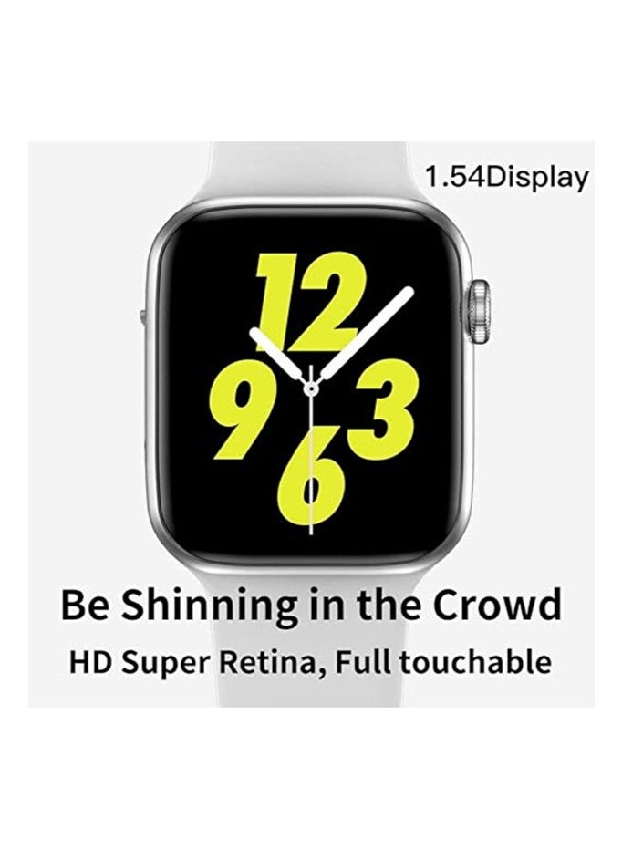 S9 Mini Sport Smart Watch – Fitness Tracker with Heart Rate Monitor – White - Image 2