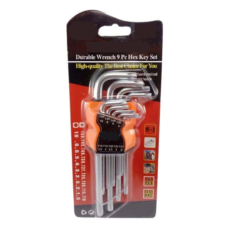 Schrodinger15 30066 STAR Screwdriver Allen Key DoubleEnd Wrench Set Hexagon Spanner Key Set Hand Tools - Image 1