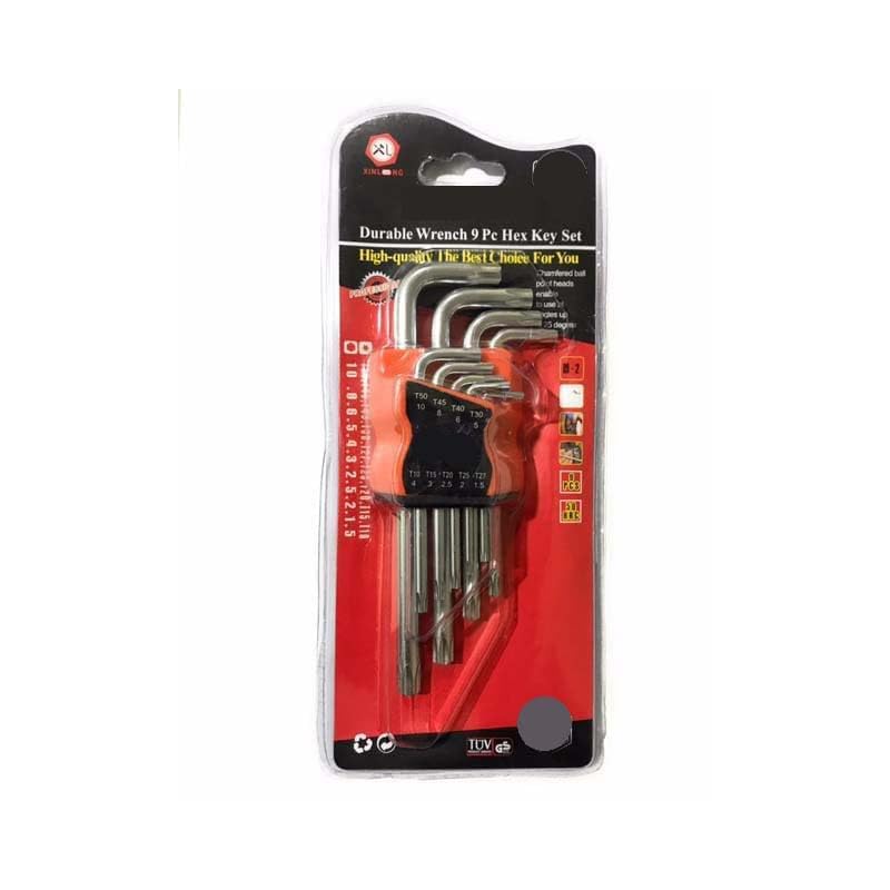 Schrodinger15 30066 STAR Screwdriver Allen Key DoubleEnd Wrench Set Hexagon Spanner Key Set Hand Tools - Image 2