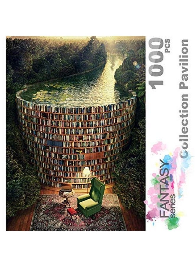 Ingooood Jigsaw Puzzles 1000 Pieces For Adults Fantasy Series Collection Pavilion_Ig 0292 Entertainment Toys For Adult Special Graduation Or Birthday Gift Home Decor  - Image 1