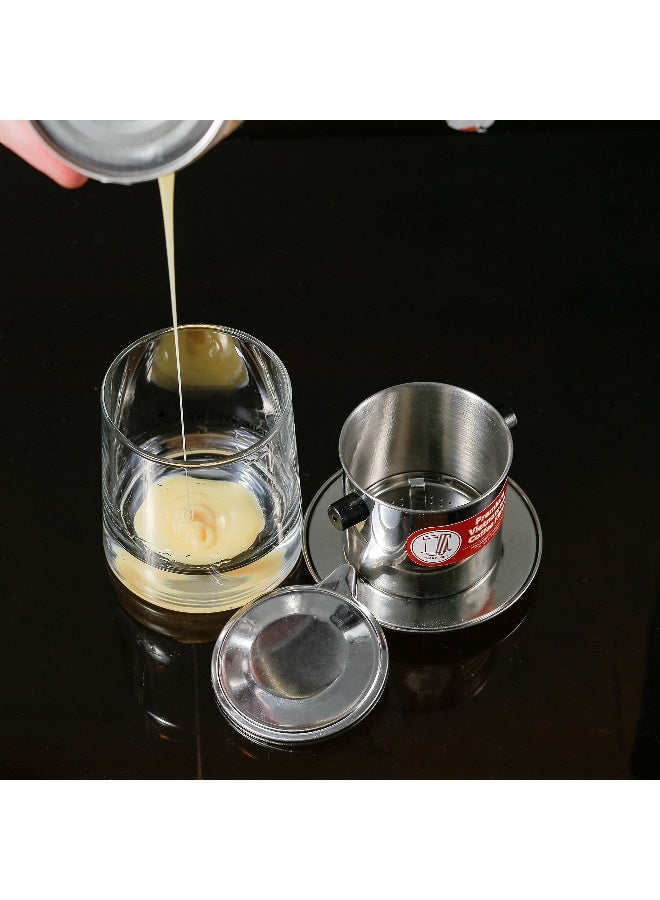 Thang Long 2 Pack Vietnamese Coffee Filter Brewer. Great for travel and camping, 11oz large, Gravity Insert - Image 5