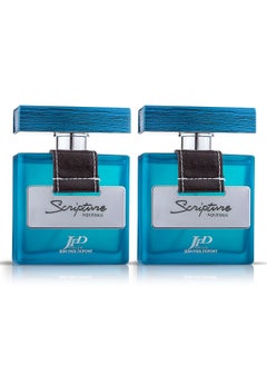 Jean Paul Dupont Scripture Aqueous Eau de Toilette For Men 100ml (Pack of 2)  - Image 1