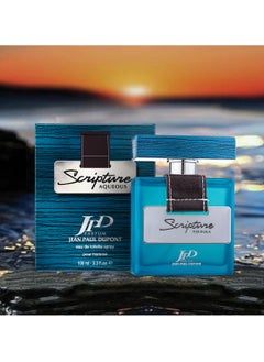 Jean Paul Dupont Scripture Aqueous Eau de Toilette For Men 100ml (Pack of 2)  - Image 2
