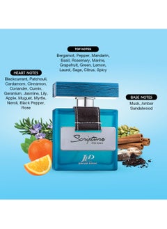 Jean Paul Dupont Scripture Aqueous Eau de Toilette For Men 100ml (Pack of 2)  - Image 3