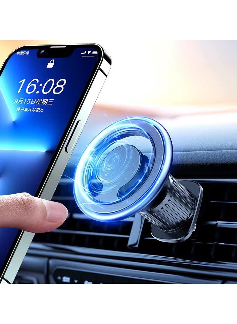 Fits MagSafe Car Mount Strong Magnetic Phone Holder for iPhone, HandsFree Dashboard iPhone Car Mount Holder Accessories for MagSafe iPhone 14 Pro Plus 12/13 All Phones - Image 1