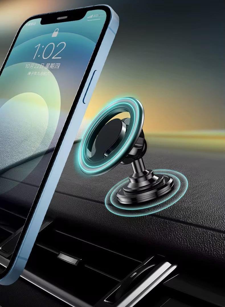 Fits MagSafe Car Mount Strong Magnetic Phone Holder for iPhone, HandsFree Dashboard iPhone Car Mount Holder Accessories for MagSafe iPhone 14 Pro Plus 12/13 All Phones - Image 3