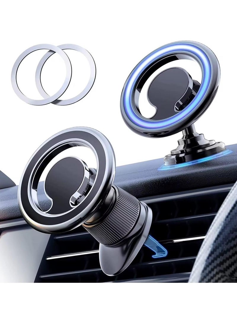 Fits MagSafe Car Mount Strong Magnetic Phone Holder for iPhone, HandsFree Dashboard iPhone Car Mount Holder Accessories for MagSafe iPhone 14 Pro Plus 12/13 All Phones - Image 5