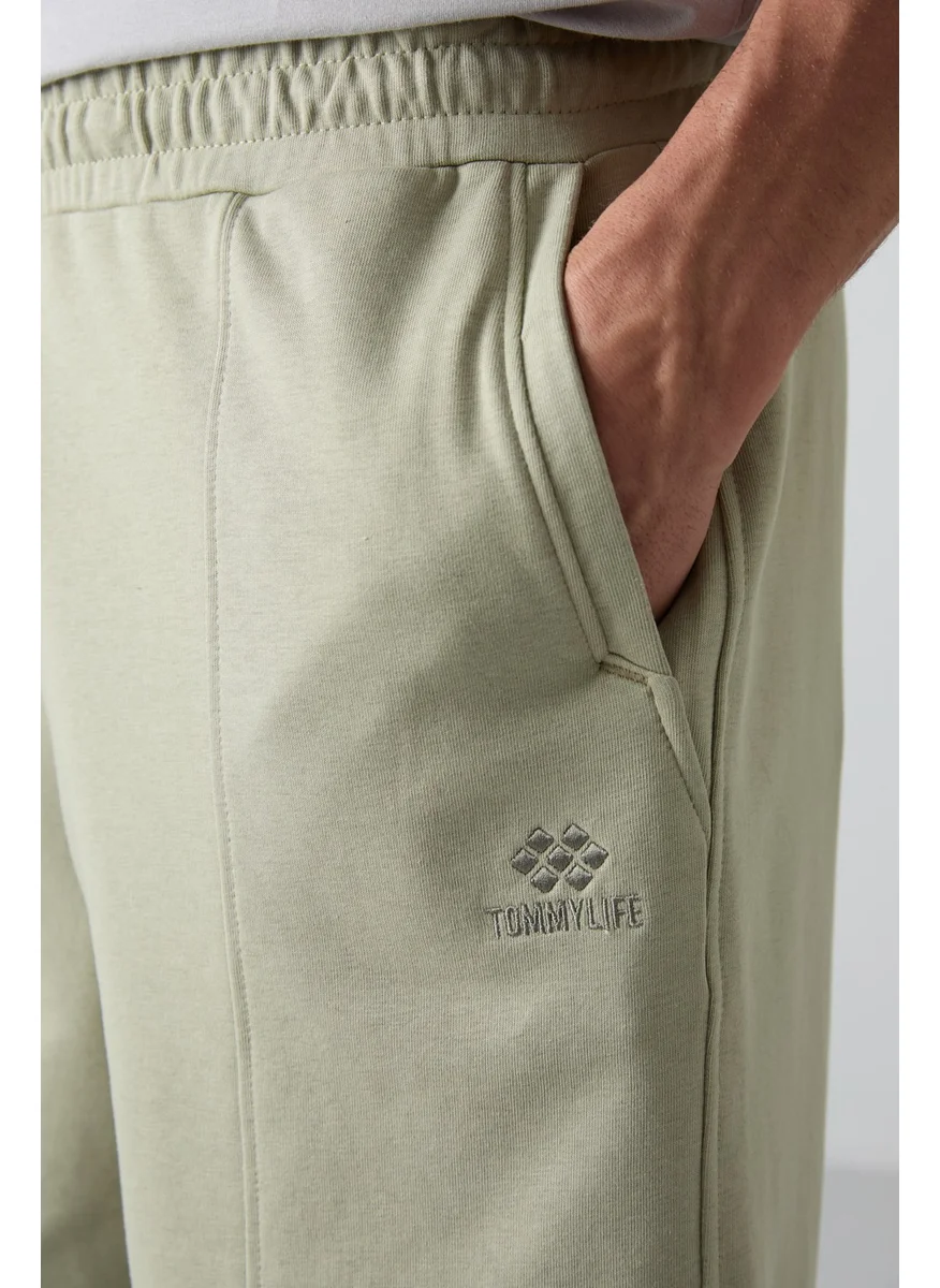 Tommy Life Çağla Cotton Thick Soft Texture Comfort Fit Basic Men's Shorts - 81261
