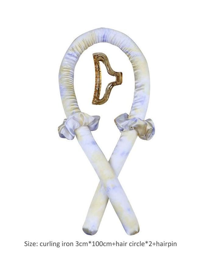 NIBEMINENT Heatless Curling Rod Headband Lazy Curler Set Multicolour - Image 3
