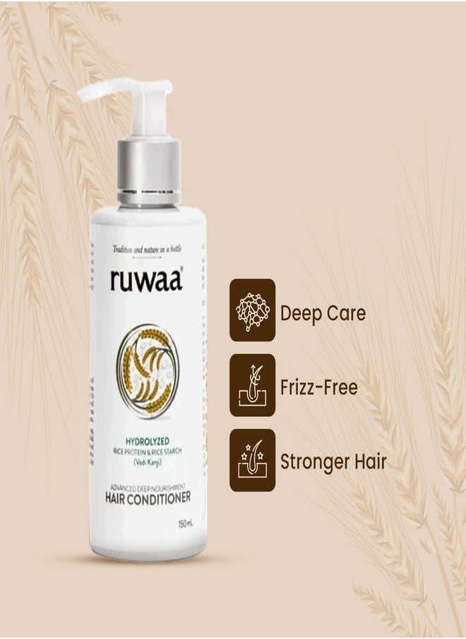 ruwaa - Advanced Deep Nourishment Conditioner with Rice Protein And Starch 150ml - Image 1