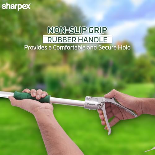 Sharpex 4.4 Feet Long Arm Long Reach Picker Stick | Heavy Duty 4.4 Feet Fixed Length Grabber Pickup Garden Aluminum Stick | Excellent Grip Handle with Lock Latch (Green) - Image 5