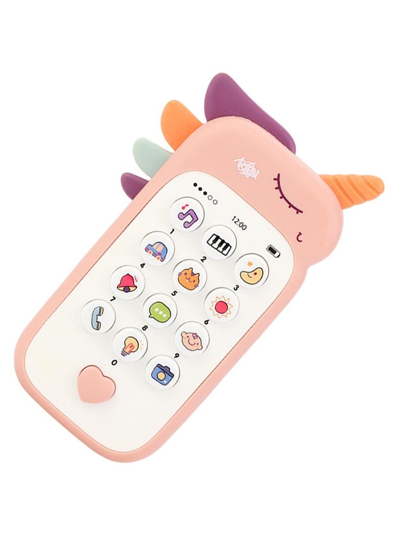 UNICORN SMART PHONE EDUCATIONAL TOY FOR KIDS FUN  INTERACTIVE LEARNING Random Color 4 Pieces - Image 3