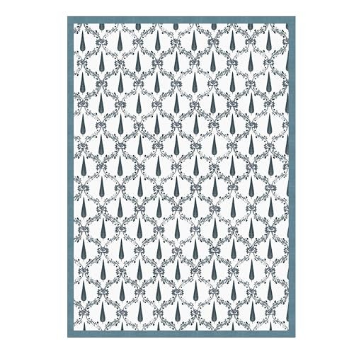 BLOCKS OF INDIA 200TC Diwan Set Cotton 8 Piece | Deewan Printed Bedsheet Sets for Living Room Hall (Set of 8 Piece, 1-Bed Sheet | 2-Bolster Cover | 5-Cushion Cover (Grey Patti) - Image 4