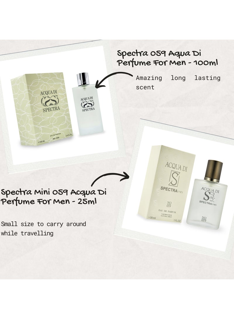 سبكترا 059 اكوا دي او دي بيرفيوم للرجال - 100مل - Image 4