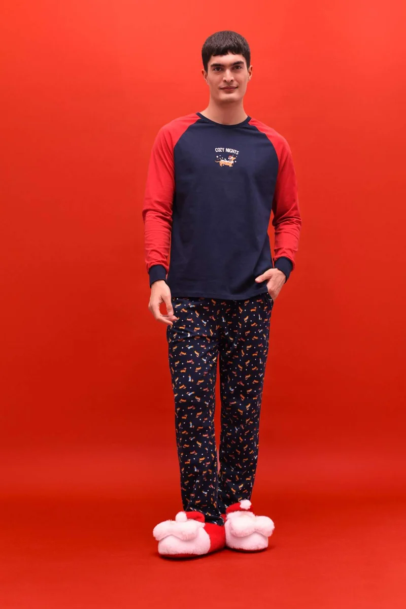 ديفاكتو 2 piece Regular Fit Printed Set