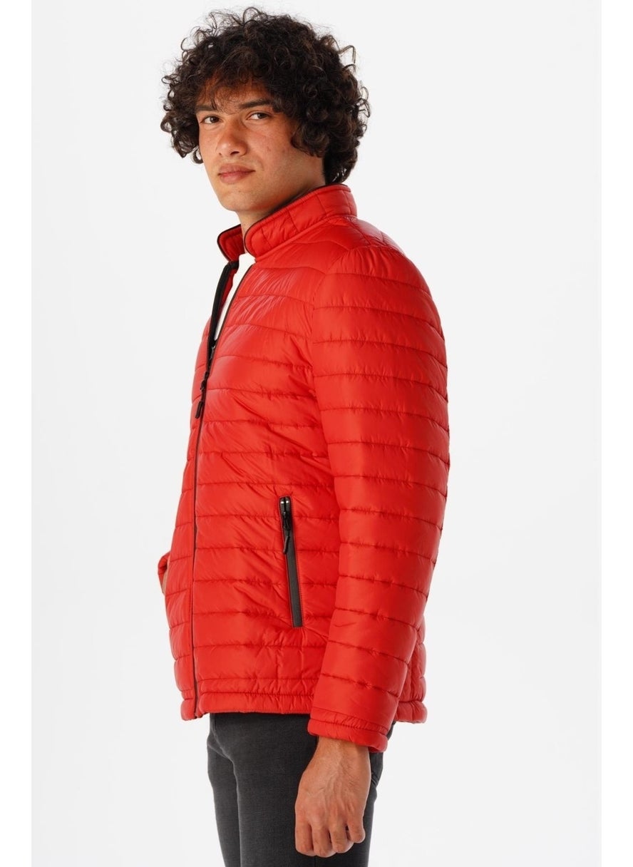Süvari - Suvari Slim Pattern Quilted Coat - Image 1