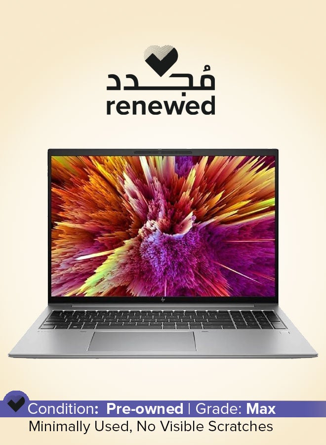 HP Renewed - Zbook Firefly 16-G10 Laptop With 16-Inch Full HD Display, Core i7-1355U Processor/Dual Core/13th Gen/32GB RAM/1TB SSD/4GB NVlDlA RTX A500 Graphics/windows 11 English Silver - Image 1