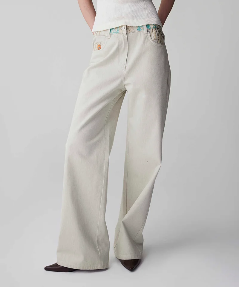 Ipekyol Embroidered Non-Denim Jeans