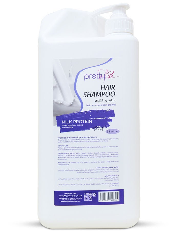 بريتي بي شامبو الشعر مع مستخلصات بروتين الحليب 5 لتر