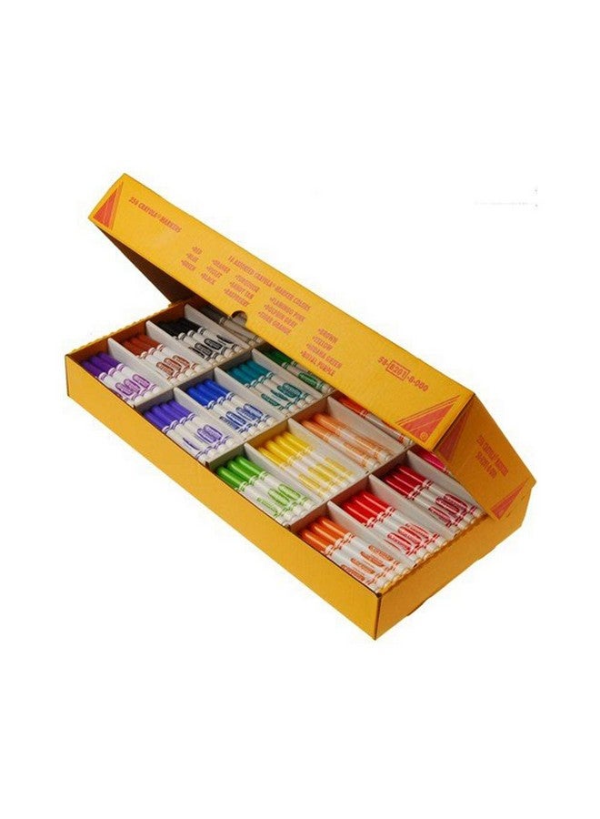 Crayola Classpack Markers Crayola Markers Bulk Set Of 16 Colors With 16 Markers Each Ideal For Classrooms School Daycare - Image 1