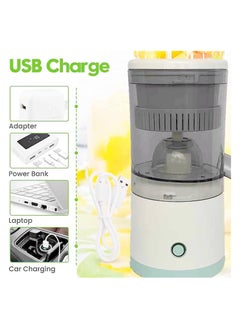 ELTRAZONE Wireless Fully Automatic Electric Juicer,700ML Portable Blender Mini Juicer Pomace & Juice Separation/Juicing Rate Over 90%/BPA Free  - Image 3